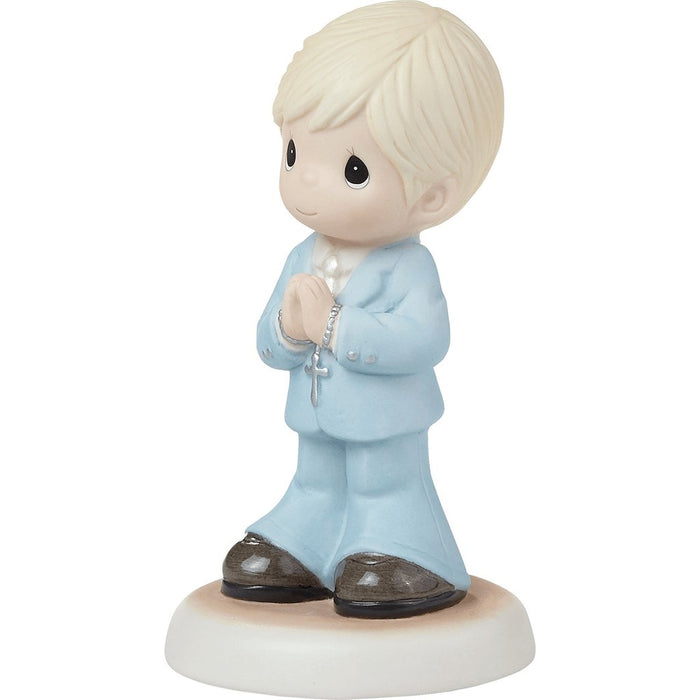 "Precious Moments : Blessings On Your First Communion Blond Hair/Light Skin Boy Figurine at Annie's Hallmark"