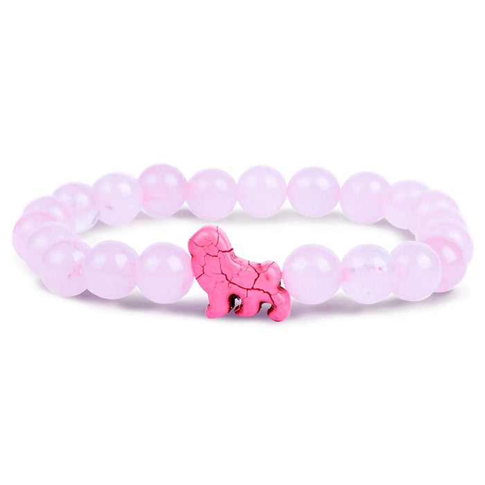 "Fahlo : The Excursion Bracelet in Kenya Orchid Pink -"