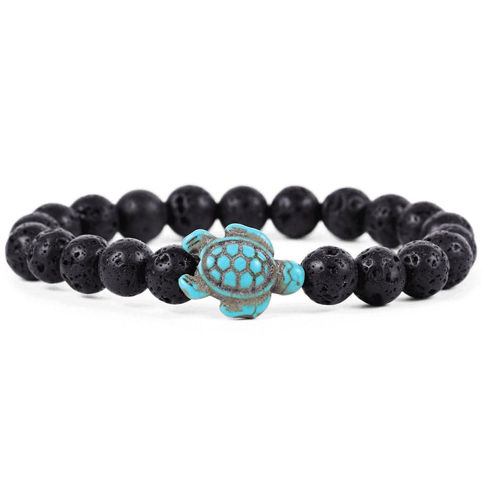 "Fahlo : The Journey Bracelet in Lava Stone -"