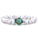 "Fahlo : The Journey Bracelet in White Howlite - STC Edition -"