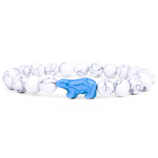"Fahlo : The Venture Bracelet in Arctic White - PBI Edition -"