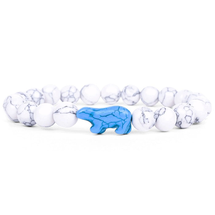 "Fahlo : The Venture Bracelet in Arctic White - PBI Edition -"