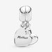 "PANDORA : Mother & Son Heart Split Dangle Charm -"