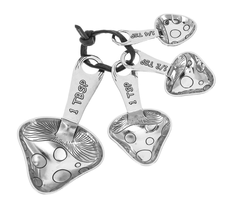 "Ganz : Measuring Spoons - Mushrooms (4 pc. set) -"