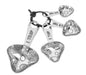 "Ganz : Measuring Spoons - Mushrooms (4 pc. set) -"
