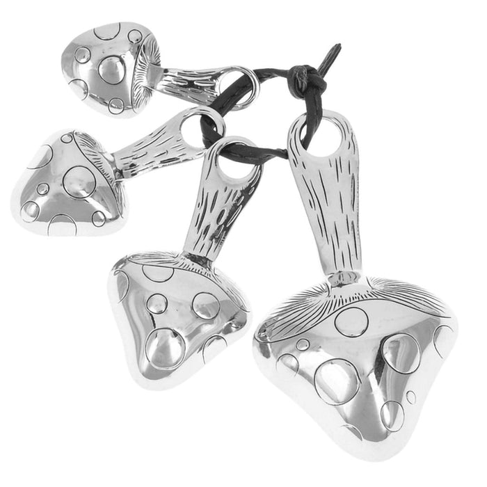 "Ganz : Measuring Spoons - Mushrooms (4 pc. set) -"