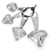 "Ganz : Measuring Spoons - Mushrooms (4 pc. set) -"