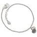 "Brighton : Silver Shells Anklet -"