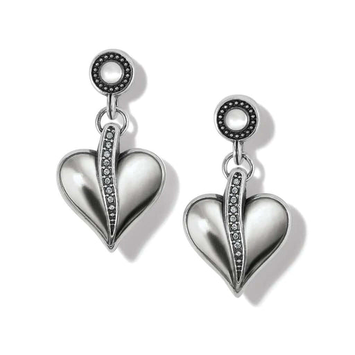 "Brighton : Precious Heart Post Drop Earrings -"