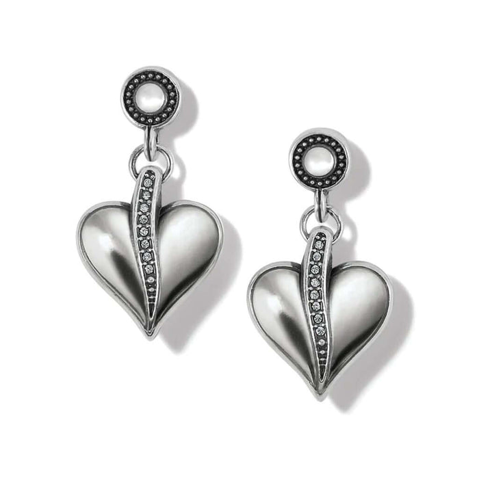 "Brighton : Precious Heart Post Drop Earrings -"