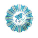 "Spinfinity : Blue Butterfly - 3D -Wind Spinner- Spinfinity Designs -Spinfinity Wind spinners -Spinners- Wind Spinners - Outdoor Decor- Decor"