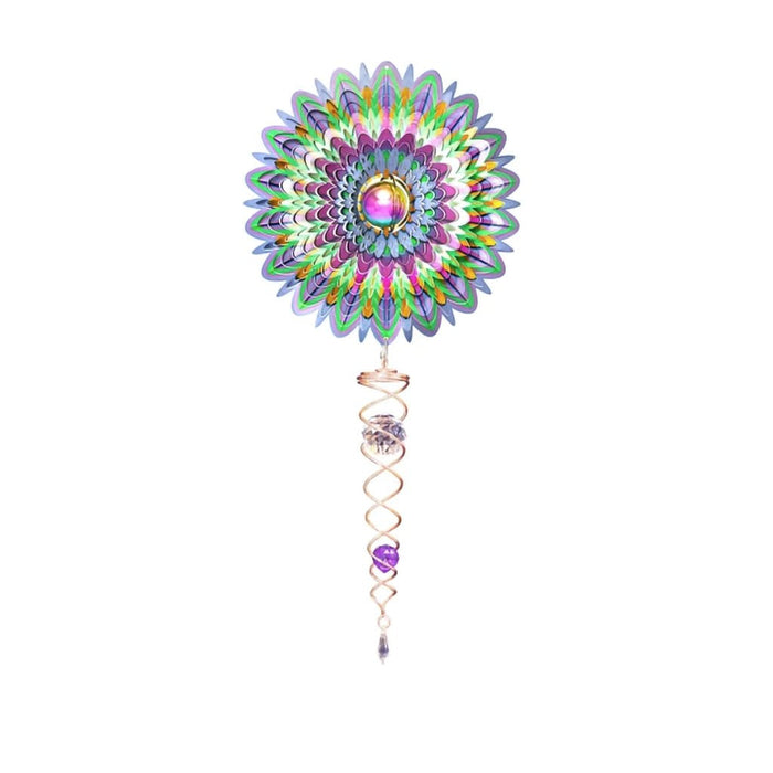 "Spinfinity : Gazing Mandala - Mini Set -Mini wind Spinner- Spinfinity Designs Spinfinity wind spinners \nSpinners- Wind Spinners -Mandala Gazing   - Outdoor Decor- Decor"