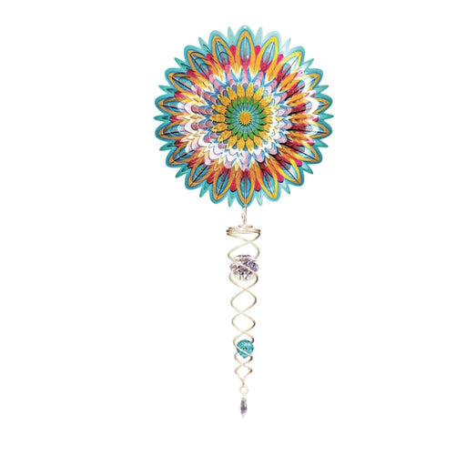 "Spinfinity : Floral Mandala - Mini Set -Mini wind Spinner- Spinfinity Designs Spinfinity wind spinners \nSpinners- Wind Spinners -  Floral Burst- Floral - Outdoor Decor- Decor"