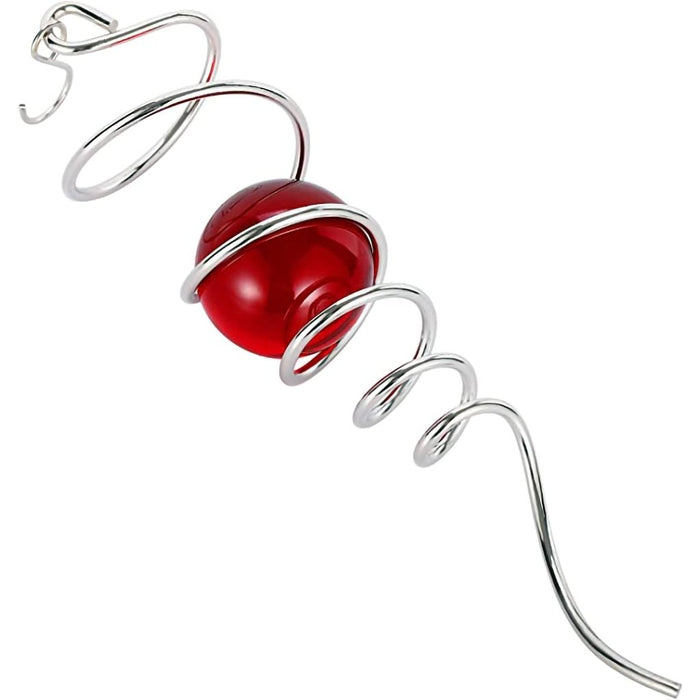 "Spinfinity : Spiral Tail-Silver/Red -"