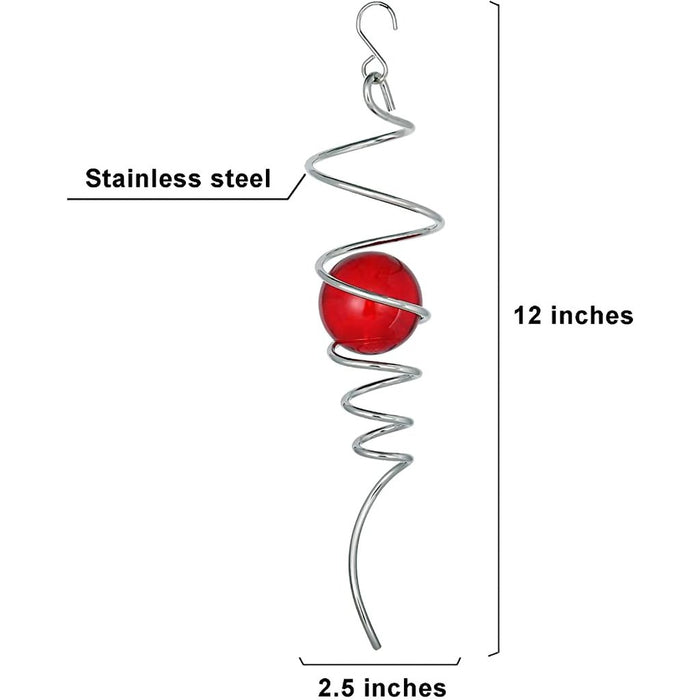"Spinfinity : Spiral Tail-Silver/Red -"