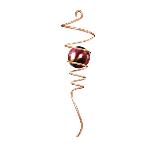"Spinfinity : Spiral Tail-Copper/Gazing -Tail spinner Wind Spinner- Spinfinity Designs - Outdoor Decor- "