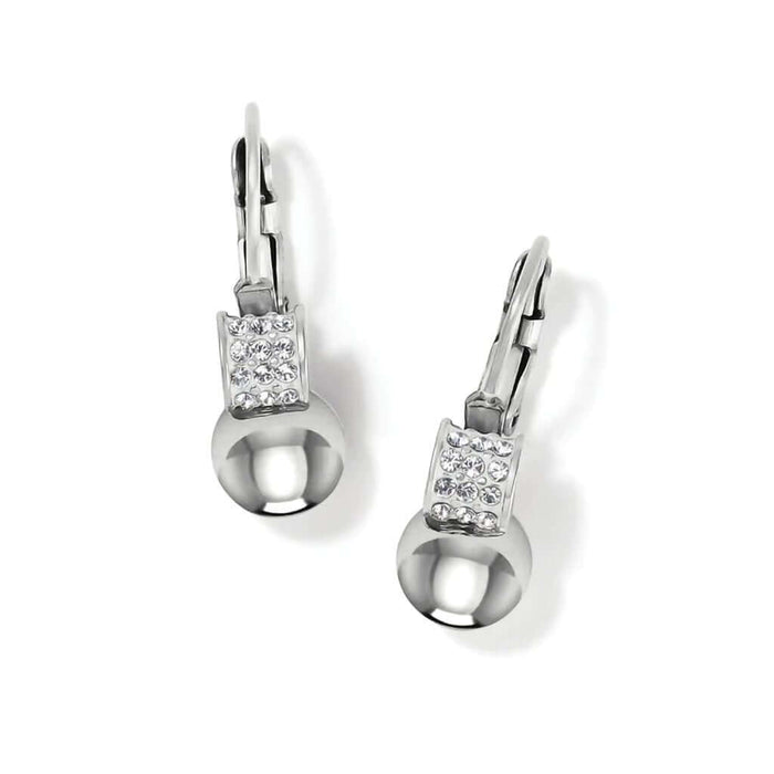 "Brighton : Meridian Petite Leverback Earrings in Silver -"
