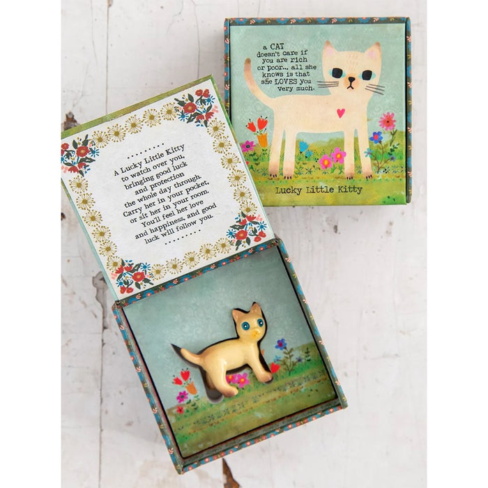 "Natural Life : Lucky Keepsake Charm - Kitty -"