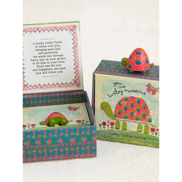 "Natural Life : Lucky Keepsake Charm - Turtle -"
