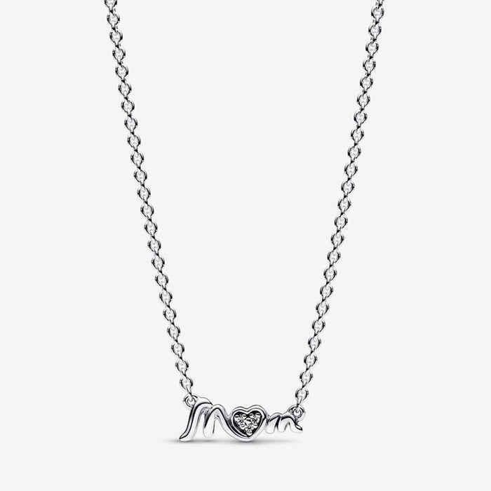 "PANDORA : Mom Pavé Collier Necklace -"