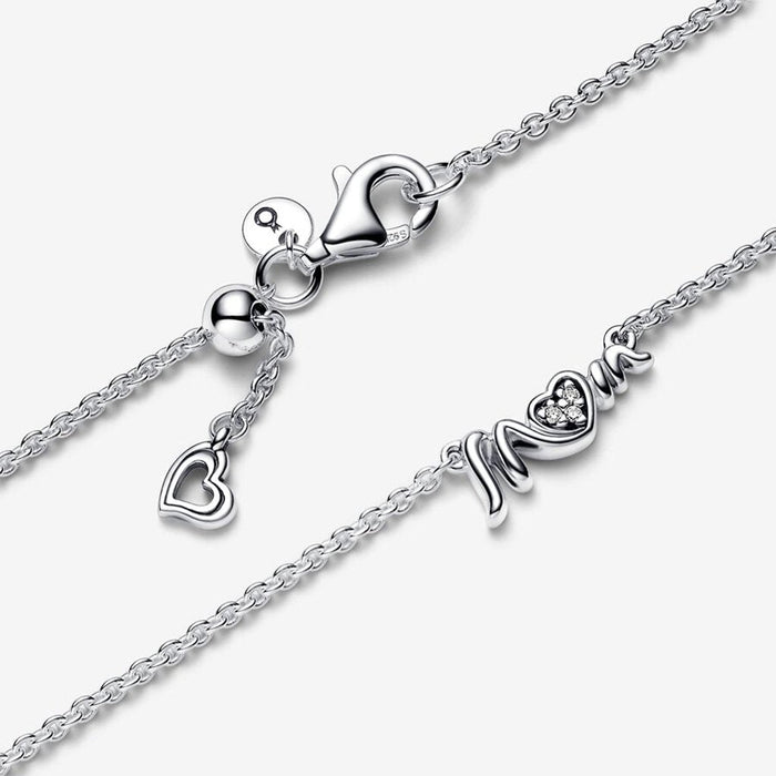 "PANDORA : Mom Pavé Collier Necklace -"