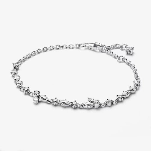 "PANDORA : Sparkling Herbarium Cluster Chain Bracelet -"