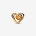 "PANDORA : Openwork Swirling Heart & Treated Freshwater Cultured Pearl Charm - PANDORA : Openwork Swirling Heart & Treated Freshwater Cultured Pearl Charm -"