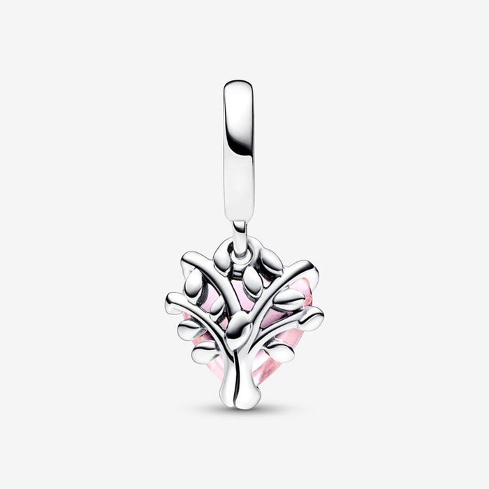 アクセサリー Pink Family Tree & Heart Dangle Charm PANDORA : Pink Family Tree & Heart Dangle Charm - Annies Hallmark
