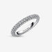 "PANDORA : Pandora Timeless Pavé Single-row Ring in Sterling Silver -"