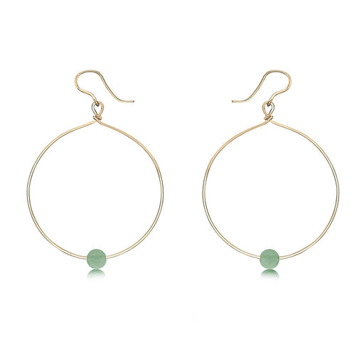"Ronaldo Jewelry : Breathe Earrings - in 14K Gold Artist Wire -"