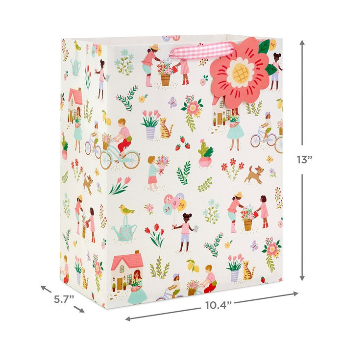 "Hallmark : 13\" Happy Moms Large Gift Bag - Hallmark : 13\" Happy Moms Large Gift Bag"