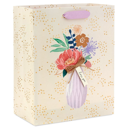 "Hallmark : 9.6\" Illustrated Bouquet Medium Gift Bag - Hallmark : 9.6\" Illustrated Bouquet Medium Gift Bag"