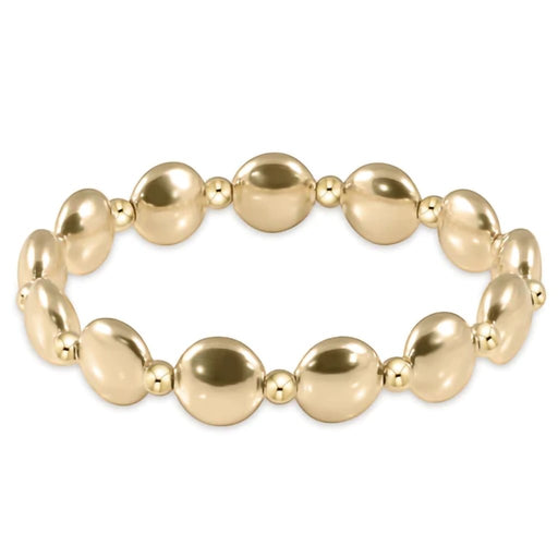 "Enewton Designer : Honesty Gold Grateful Pattern 10mm Bead Bracelet - Enewton Designer : Honesty Gold Grateful Pattern 10mm Bead Bracelet"