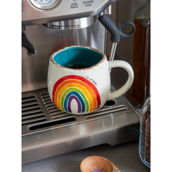 "Natural Life : Artisan Coffee Mug - Rainbow - Natural Life : Artisan Coffee Mug - Rainbow"