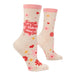 "Blue Q : Women's Crew Socks - \"Friends Don't Make Friends Hang Out\" - Blue Q : Women's Crew Socks - \"Friends Don't Make Friends Hang Out\""