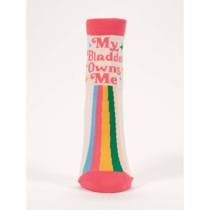 "Blue Q : Women's Ankle Socks - \"My Bladder Owns Me\" - Blue Q : Women's Ankle Socks - \"My Bladder Owns Me\""
