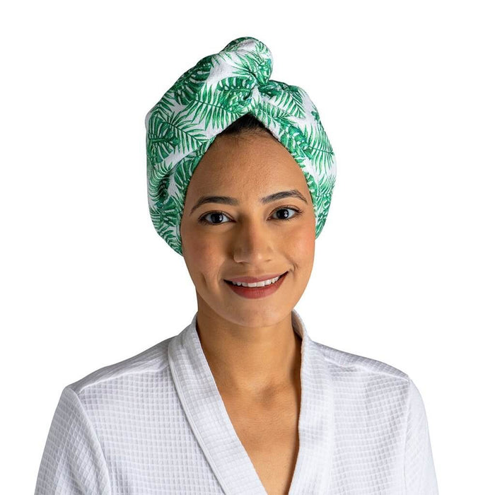 "DM Merchandising : Lemon Lavender Plot Twist Microfiber Turbo Towel - DM Merchandising : Lemon Lavender Plot Twist Microfiber Turbo Towel"