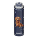 "Serengeti Dachshund, Red 24 oz Water Bottle - Serengeti Dachshund, Red 24 oz Water Bottle"