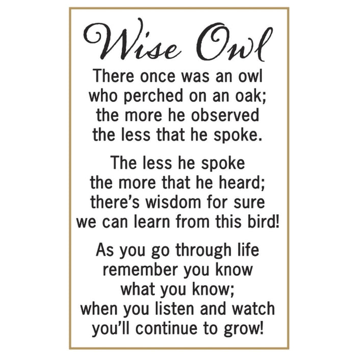 "Ganz : Wise Owl Stone - Ganz : Wise Owl Stone at Annie's Hallmark"