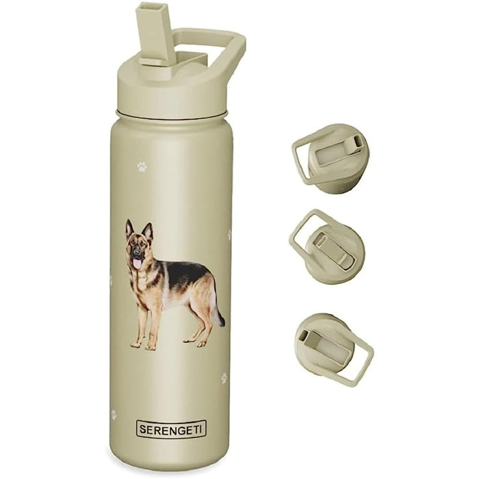"Serengeti German Shepherd 24 oz Water Bottle - Serengeti German Shepherd 24 oz Water Bottle"