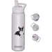 "Serengeti Boston Terrier 24 oz Water Bottle - Serengeti Boston Terrier 24 oz Water Bottle"