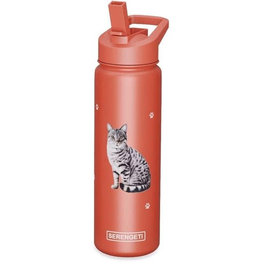 "Serengeti Silver Cat 24 oz Water Bottle - Serengeti Silver Cat 24 oz Water Bottle"