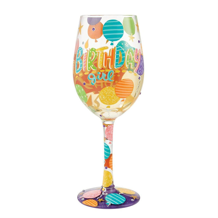 "Lolita : Wine Glass - Birthday Girl at Annie's Hallmark"