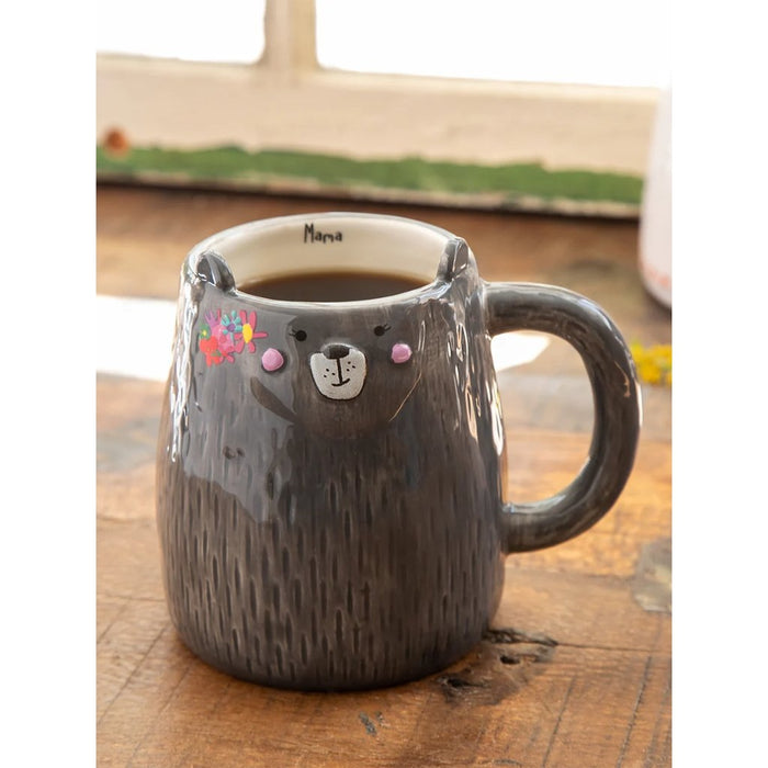 "Natural Life : Folk Art Coffee Mug - Mama Bear - Natural Life : Folk Art Coffee Mug - Mama Bear"