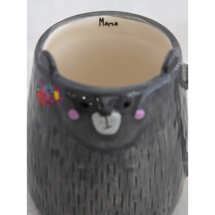 "Natural Life : Folk Art Coffee Mug - Mama Bear - Natural Life : Folk Art Coffee Mug - Mama Bear"