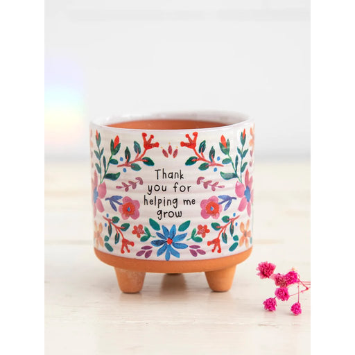 "Natural Life : Mini Artisan Planter - Thank You - Natural Life : Mini Artisan Planter - Thank You"