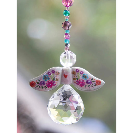 "Natural Life : Angel Crystal Sun Catcher - Multicolored - Natural Life : Angel Crystal Sun Catcher - Multicolored"