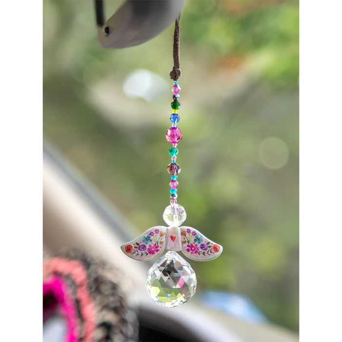 "Natural Life : Angel Crystal Sun Catcher - Multicolored - Natural Life : Angel Crystal Sun Catcher - Multicolored"