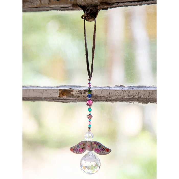 "Natural Life : Angel Crystal Sun Catcher - Multicolored - Natural Life : Angel Crystal Sun Catcher - Multicolored"