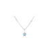 "Stia : Aquamarine CZ Birthstone Necklace (March) - Stia : Aquamarine CZ Birthstone Necklace (March)"